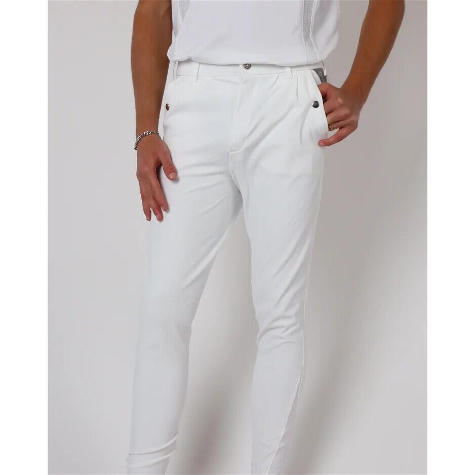 Pantaloni da equitazione a media aderenza Montar Essential Gary 2/4