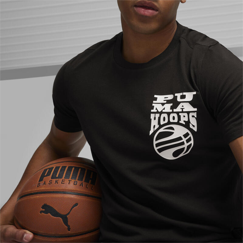 The Hooper basketbal-T-shirt voor heren PUMA Black