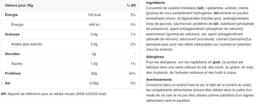 BioTechUSA Micellar Casein - Caseina Micelar 908 gr 2/4