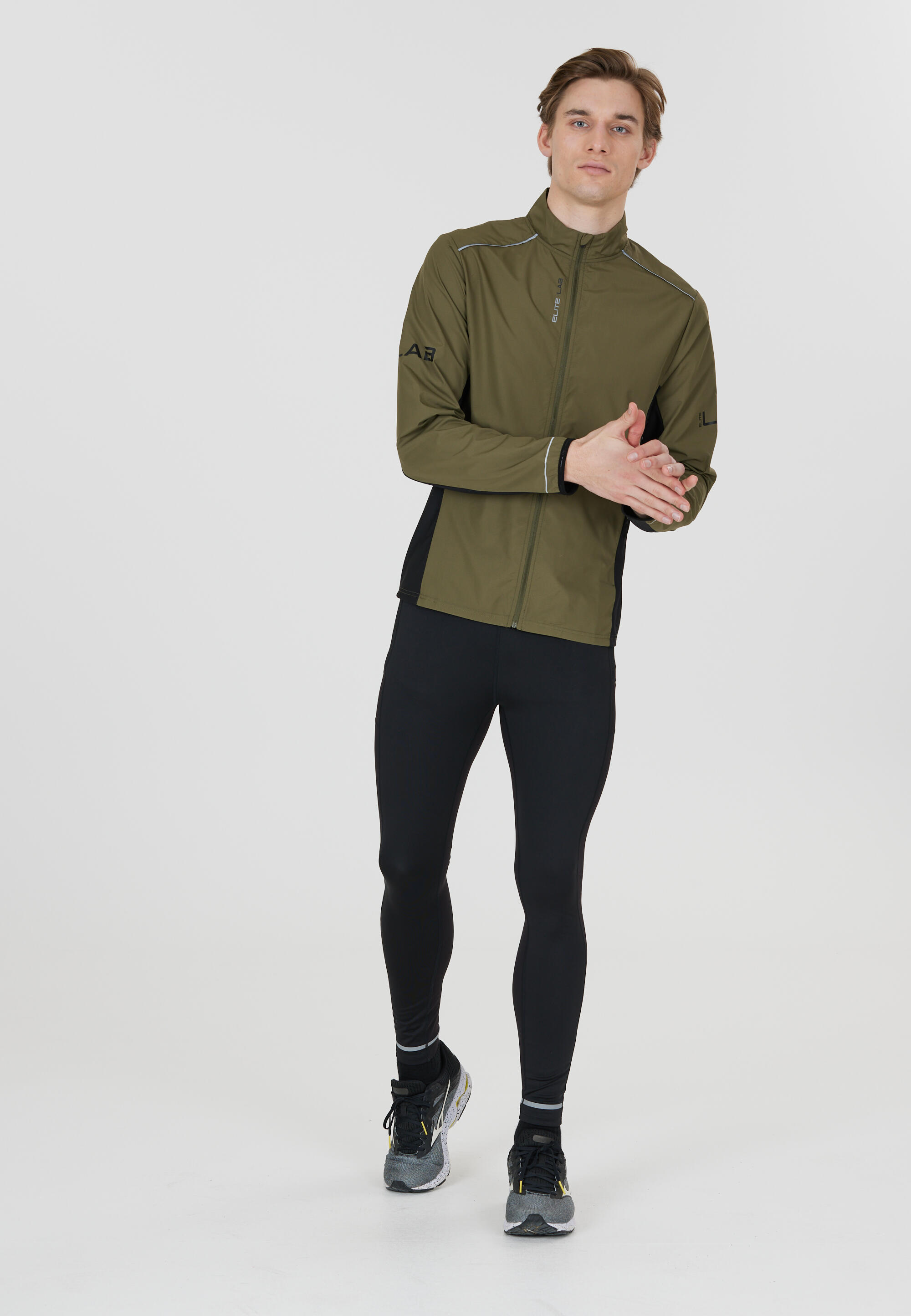 Leggings térmicos à prova de vento Elite Lab Run X2 3/5