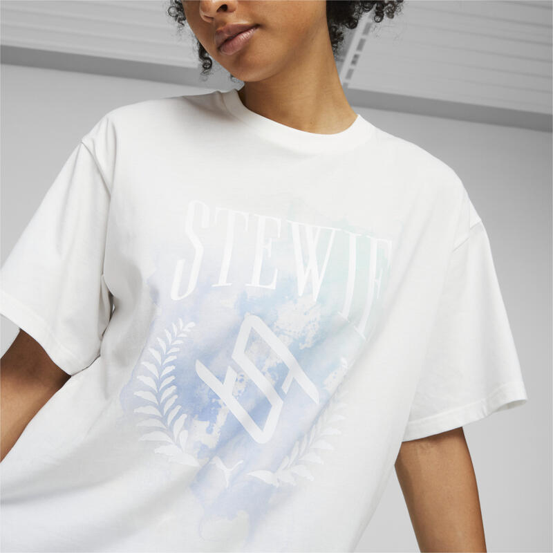 STEWIE x WATER Basketball-T-Shirt Damen PUMA White