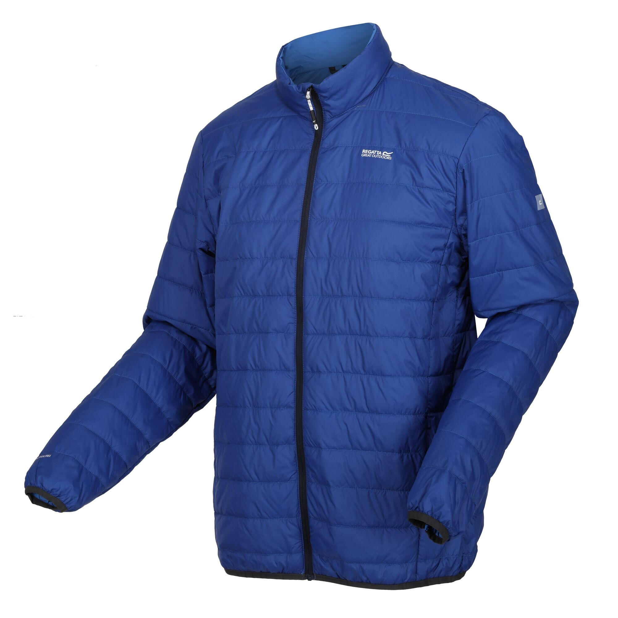 Veste Isolante Motif/style Matelassé HILLPACK Homme (Bleu Roi / Bleu Foncé) 3/5
