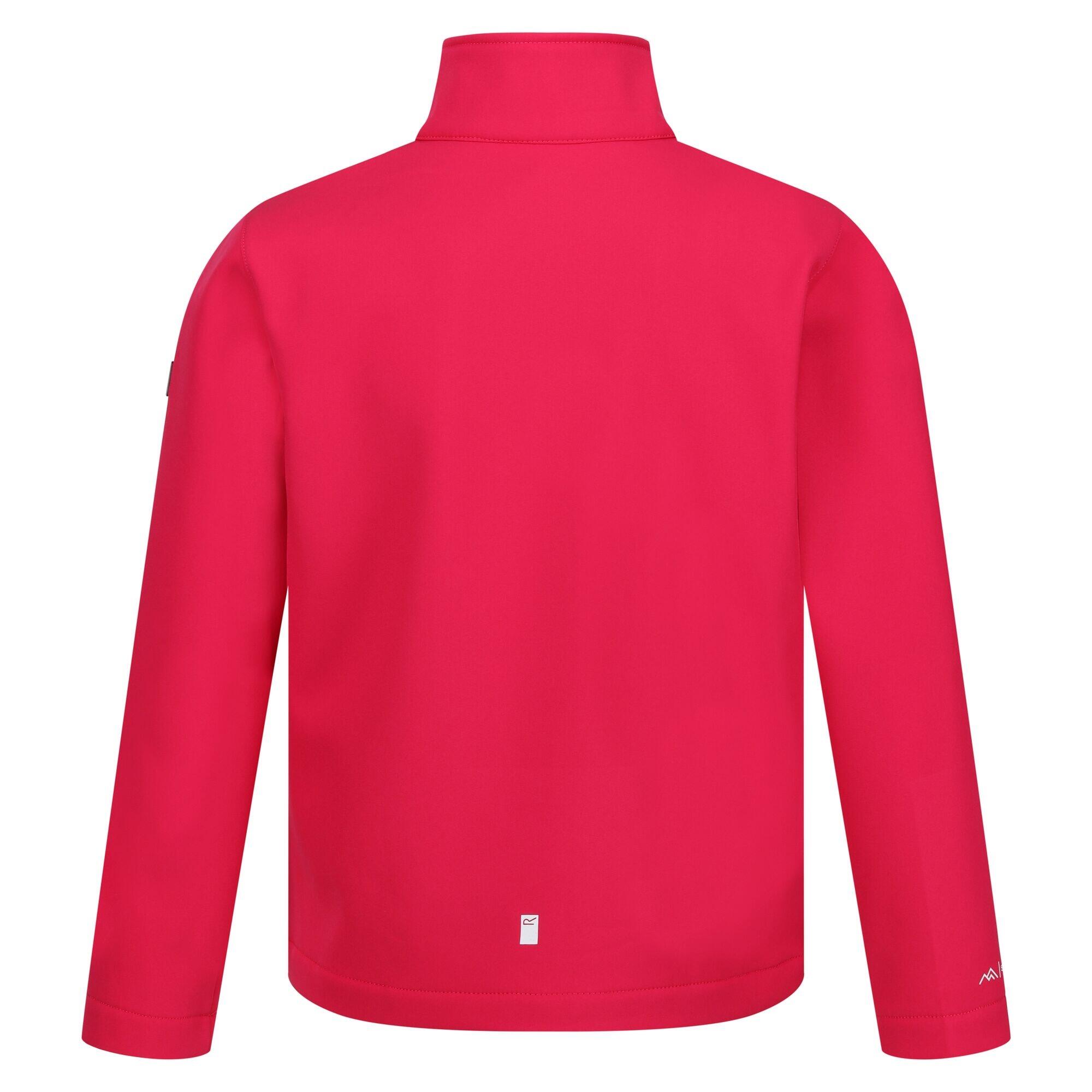 Childrens/Kids Cera Soft Shell Jacket (Pink Potion) 2/5