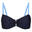 "Aceana III" Bikini Oberteil für Damen Marineblau/Elysium Blau