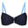 Top Bikini Tropicale Donna Regatta Aceana III Blu Navy Blu Eliseo