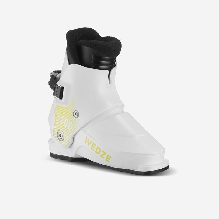 2ND LIFE - Dětské lyžařské boty Kid 100 bílé (16,5cm) - Vynikající stav - Nové