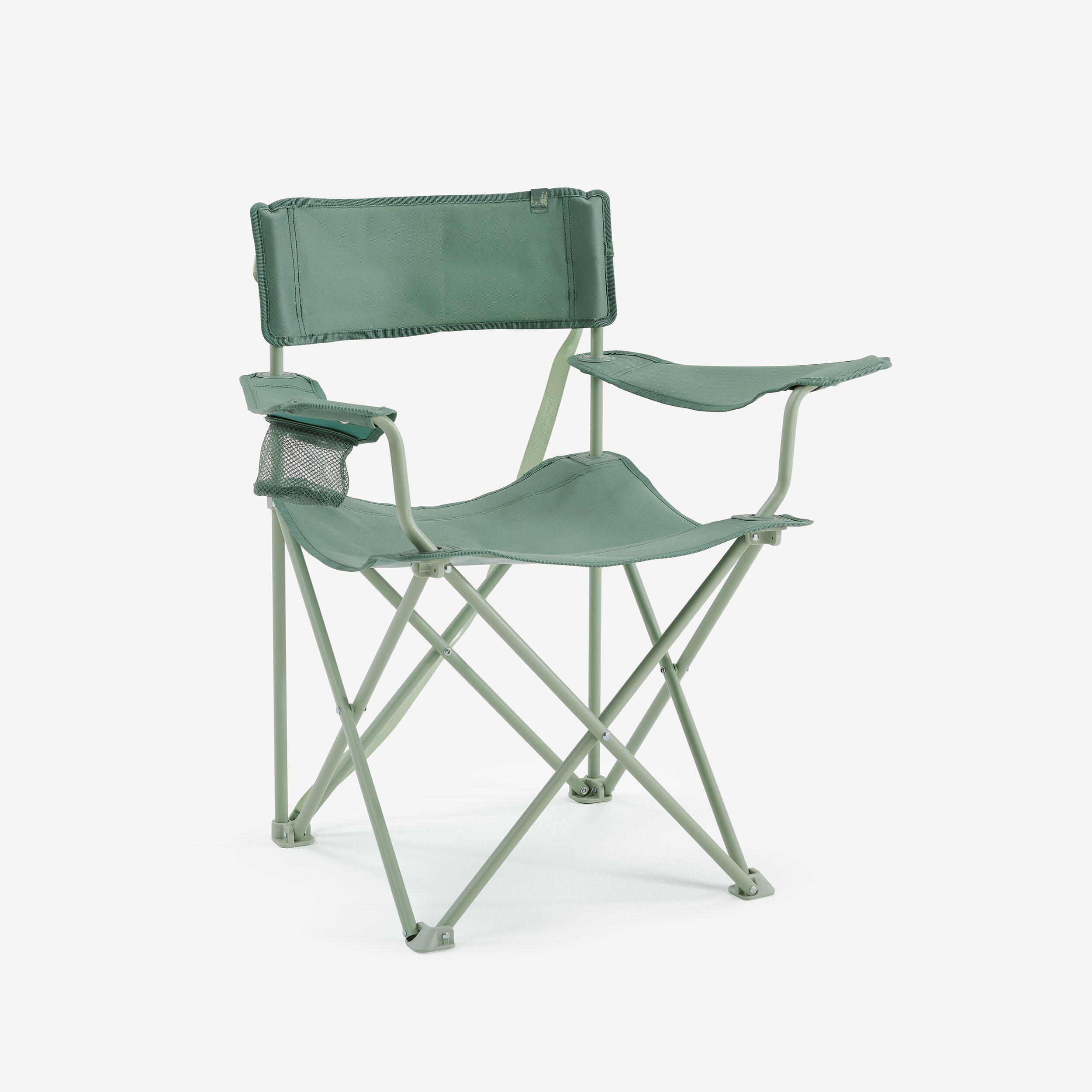 QUECHUA Segunda vida - Silla plegable de camping con reposabrazos Quechua... - MUY BUENO