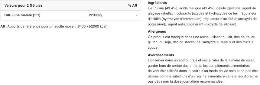 BiotechUSA Citrulline Malate 90 caps 2/4