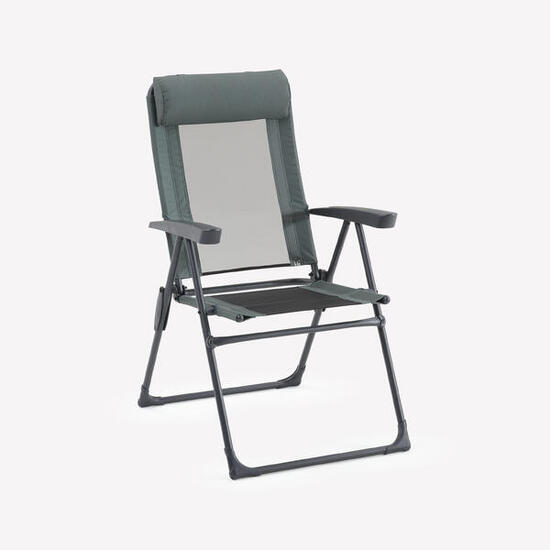 Seconde vie - Fauteuil de camping inclinable, pliant et confortable - EXCELLENT