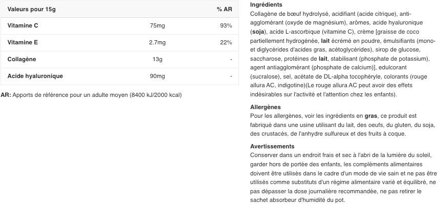 Kollagen - 300 g Himbeere Biotech USA 2/5