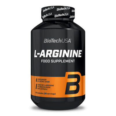 L-arginine - 90 capsules biotech usa