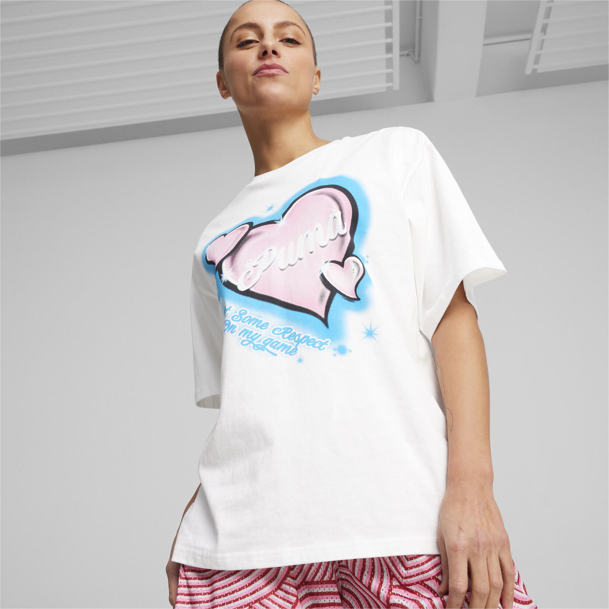 T-shirt de basketball Game Love PUMA White 2/6