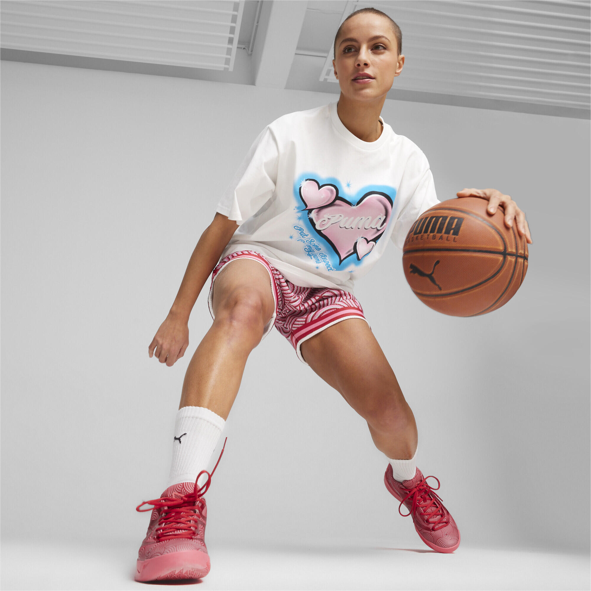 T-shirt de basketball Game Love PUMA White 3/6