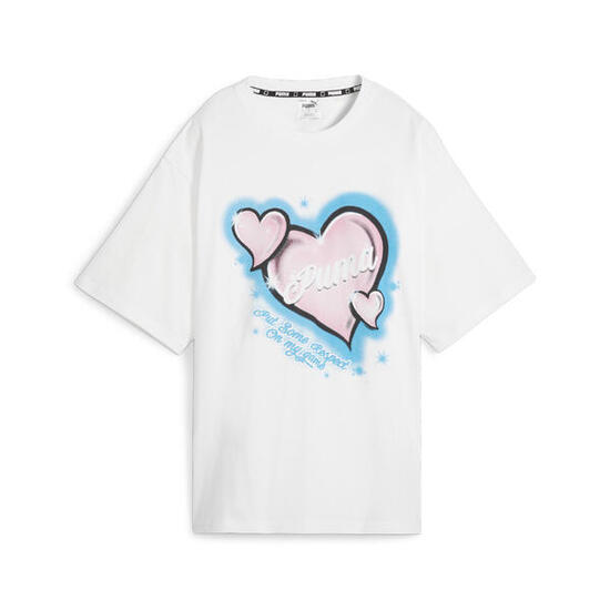 T-shirt de basketball Game Love PUMA White