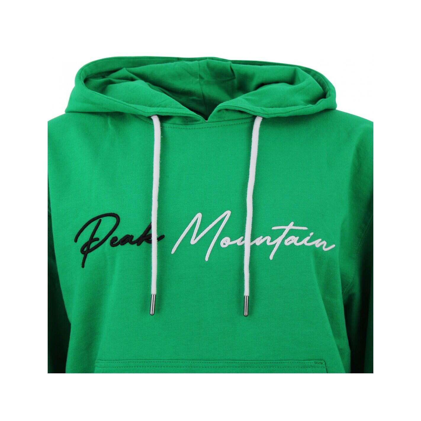 Sweatshirt Baumwolle Frau Peak Mountain French Terry 4/4
