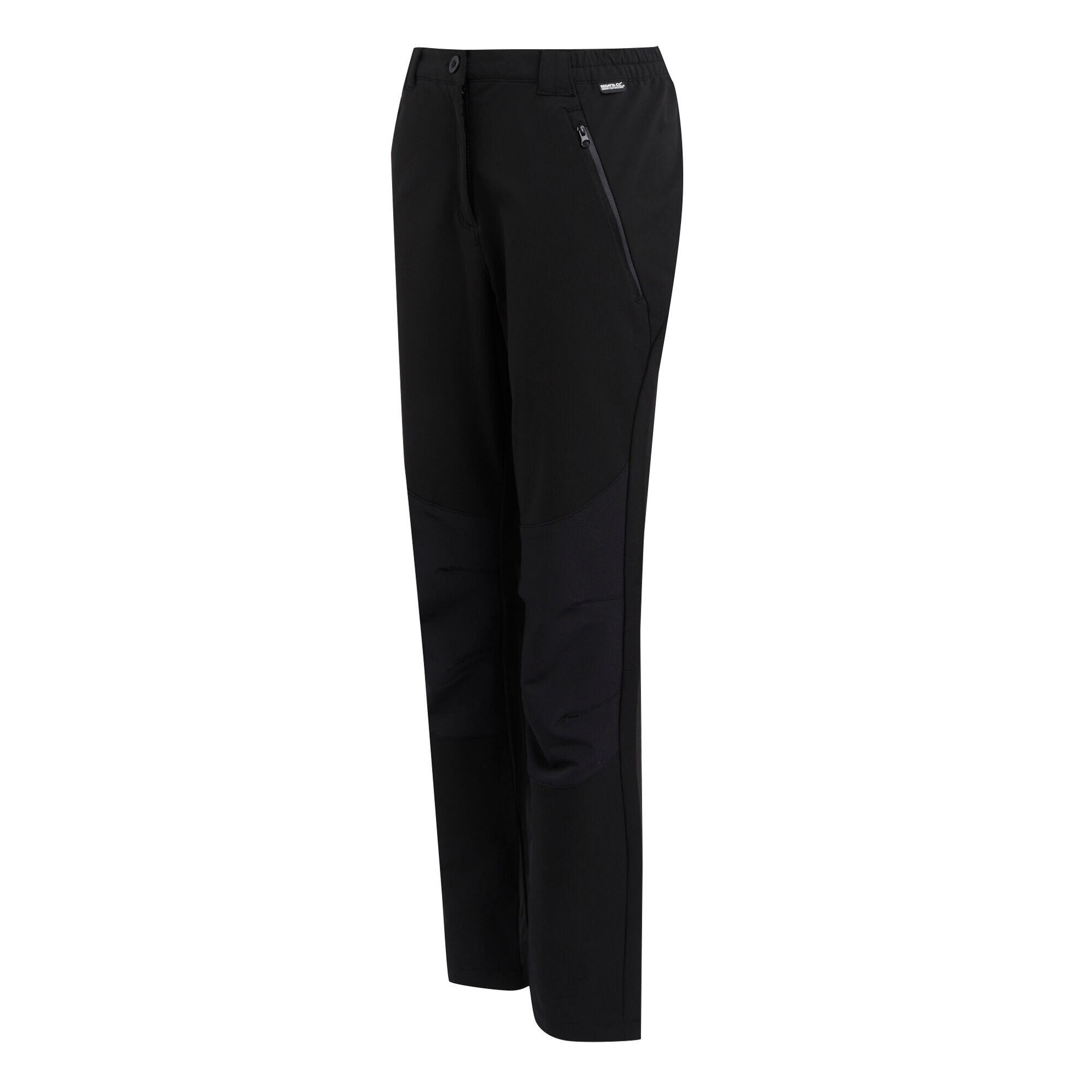 Womens/Ladies Questra V Walking Trousers (Black) 3/5