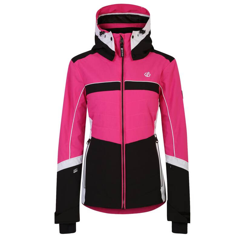 "Vitilised" Skijacke für Damen Reines Rosa/Schwarz