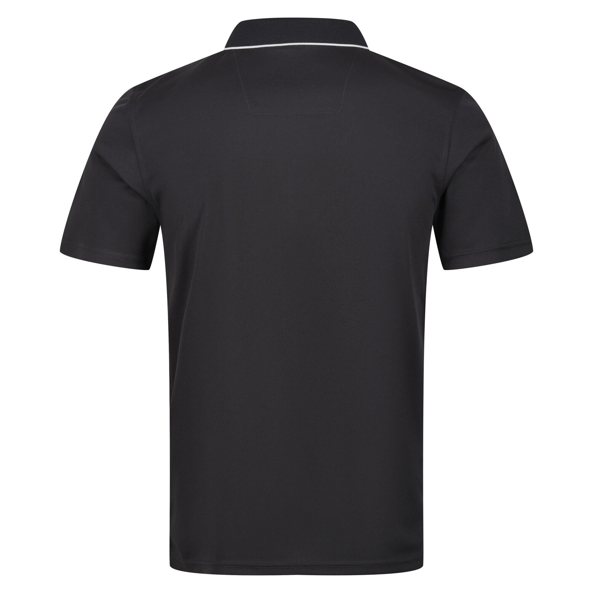 Mens Maverick V Active Polo Shirt (Seal Grey) 2/5