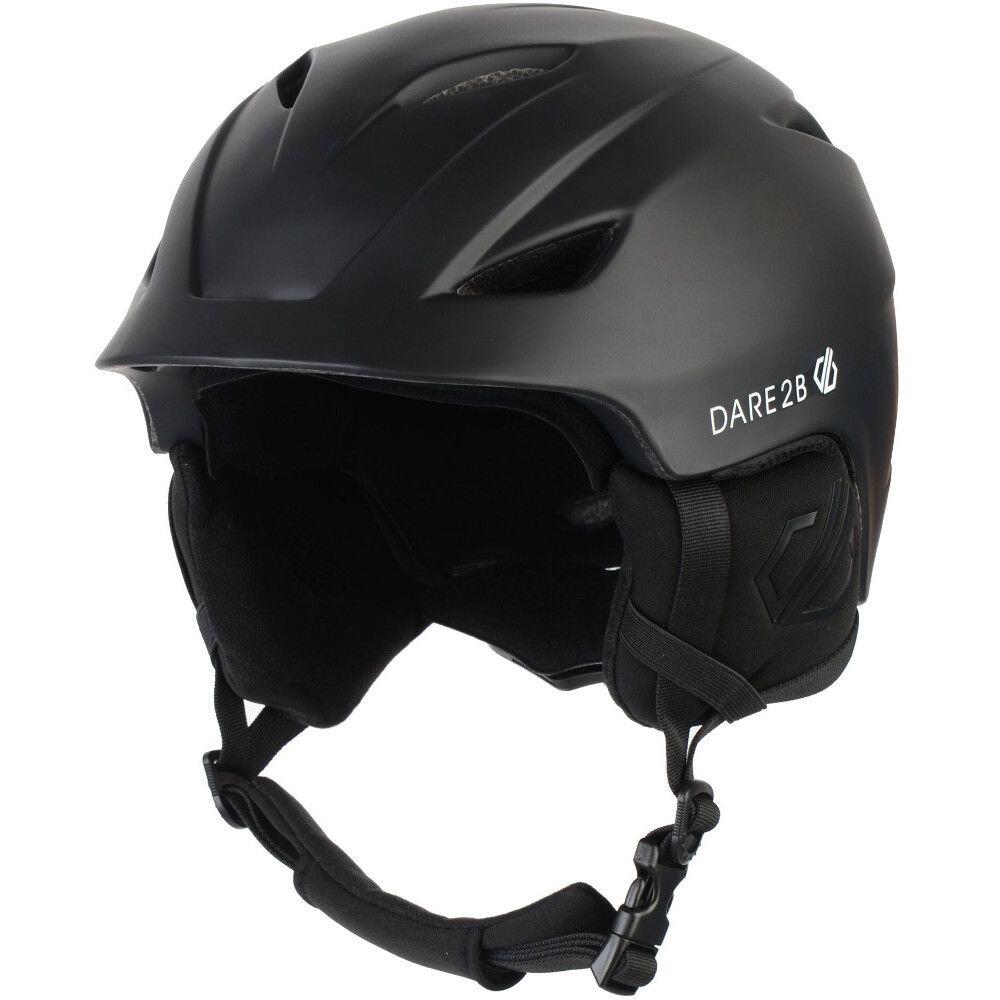 Mens Glaciate Lightweight Ski Helmet (Black) 1/2