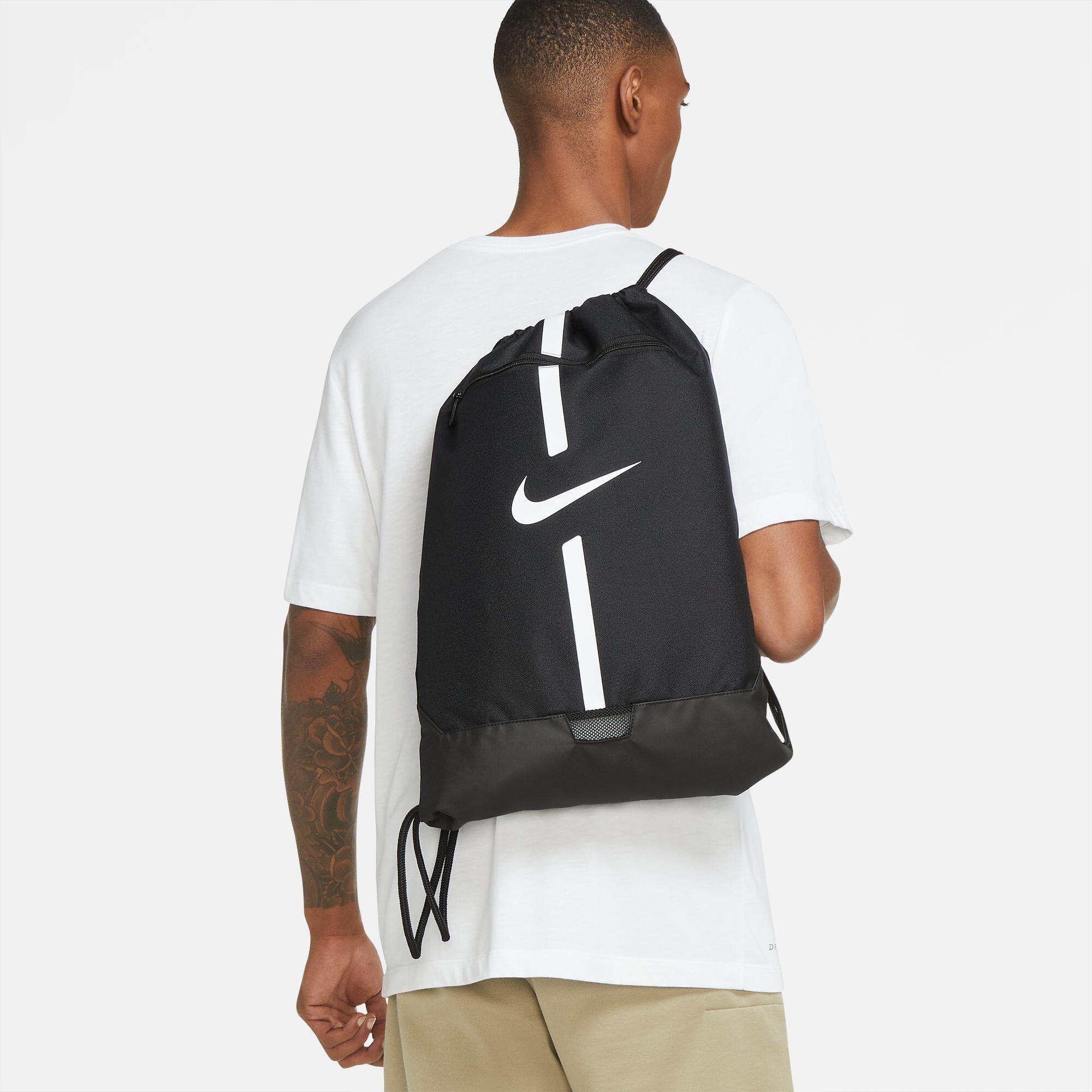 Nike - Sac Unisexes Academy Gymsack - Sac De Sport - Noir - 18 L - Decathlon