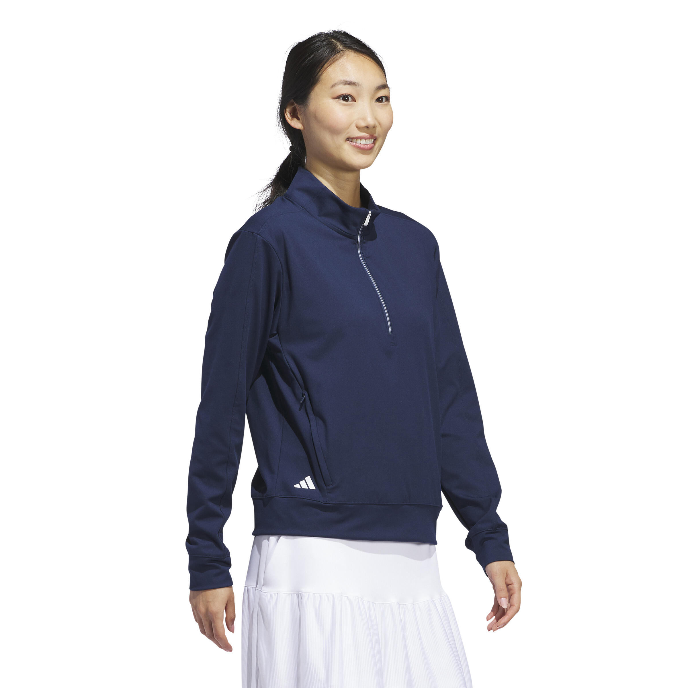 Sweatshirt 1/4 zip femme adidas Ultimate365 Layer 3/7