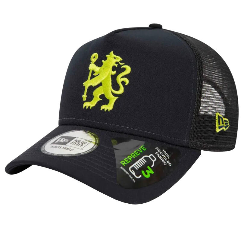 Férfi baseball sapka, New Era League Essentials Trucker Chelsea FC Cap, sötétkék