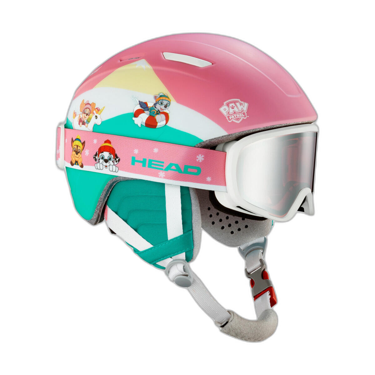 Head - Casque De Ski Fille Head Maja Set Paw - Casque - Rose - 36 Xs - Decathlon