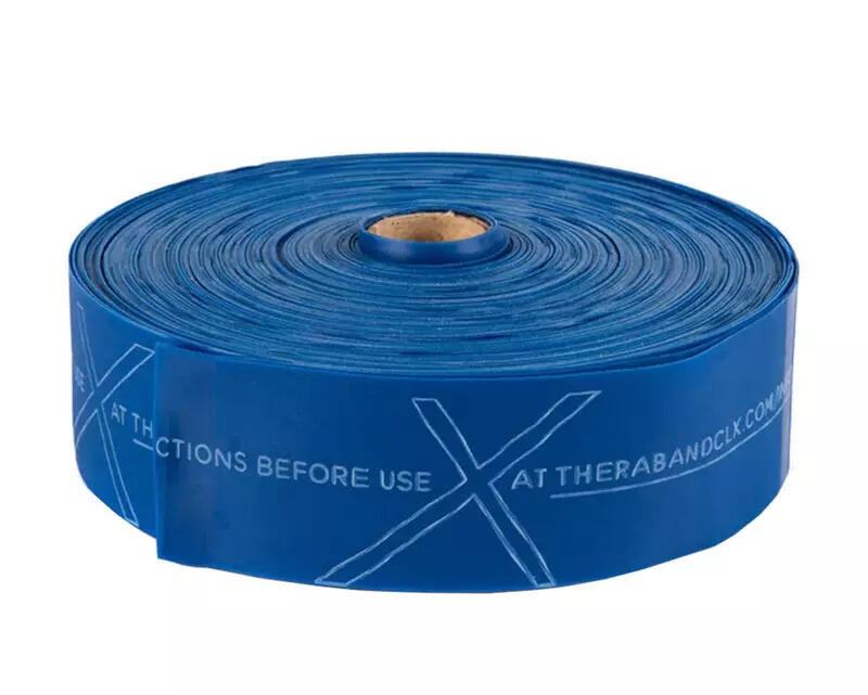 Fitnessband CLX, 22 m Rolle Blau Extra stark Fitness / Krafttraining Unisex 2/5