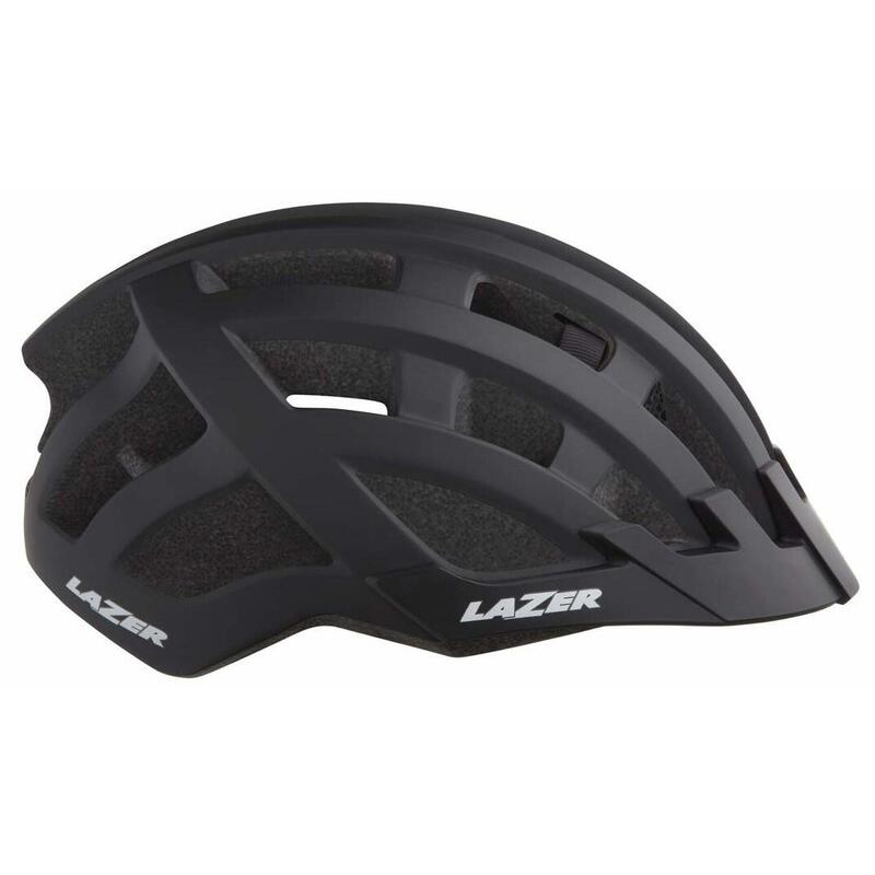 Casco de bicicleta Compact Deluxe Unisex Black Size 54-61 cm