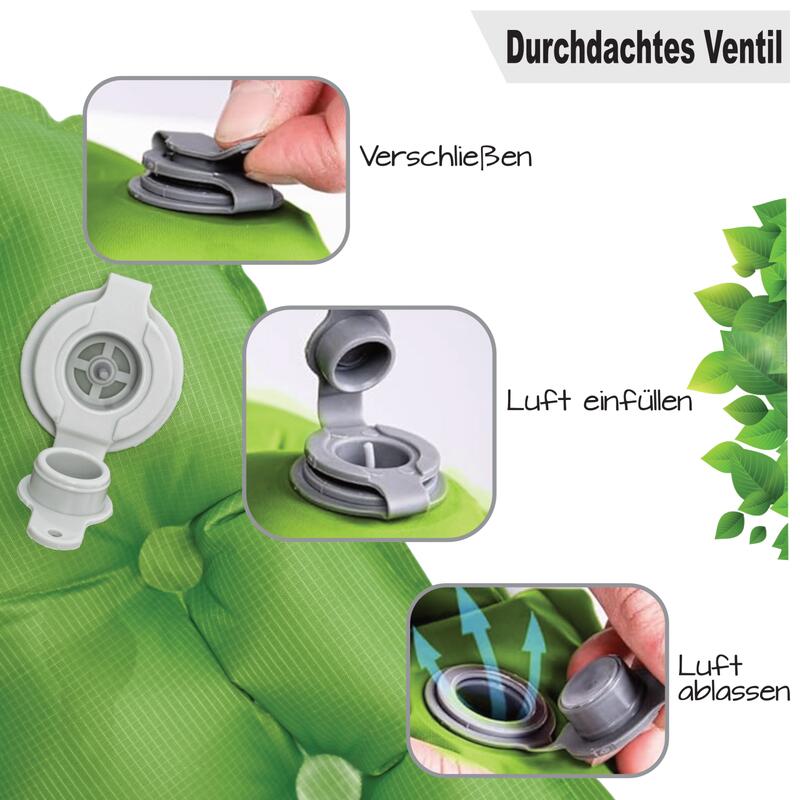 Isomatte R Wert 1,3 Ultraleicht Matte 549 Gram kleinstes Packmaß Luftmatratze