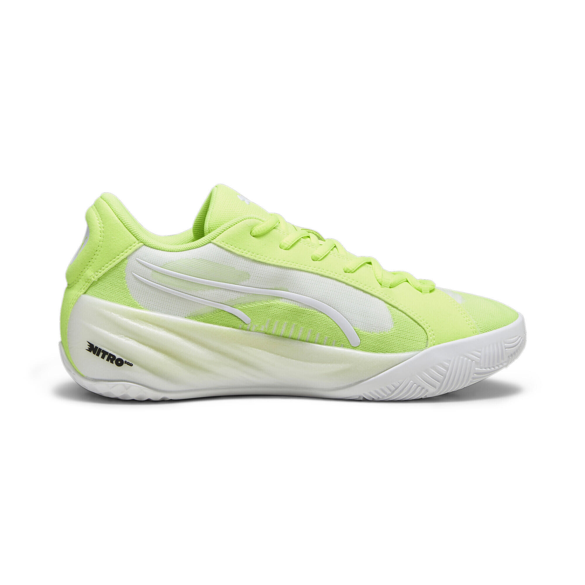Zapatillas de baloncesto All-Pro NITRO PUMA Lime Squeeze White Yellow 7/7