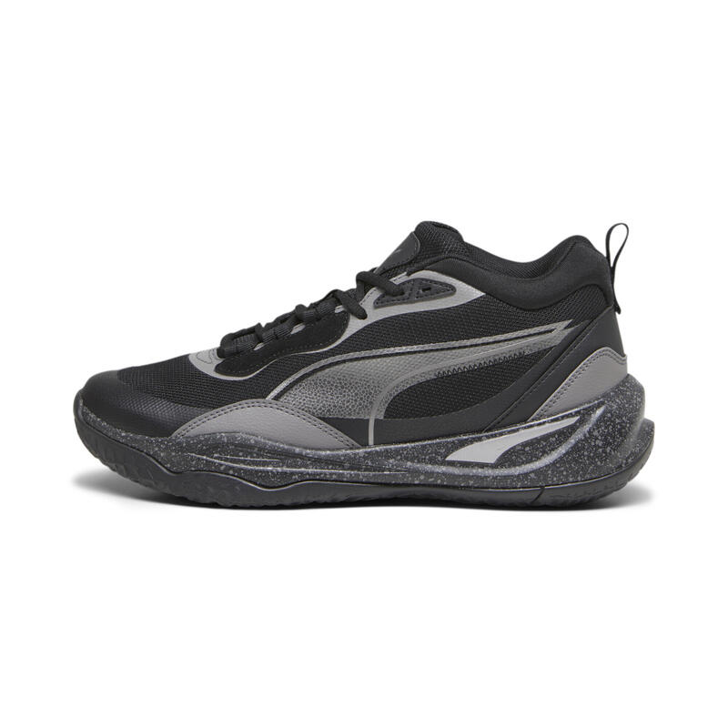 Playmaker Pro Trophies basketbalschoenen PUMA Aged Silver Cast Iron Black Gray