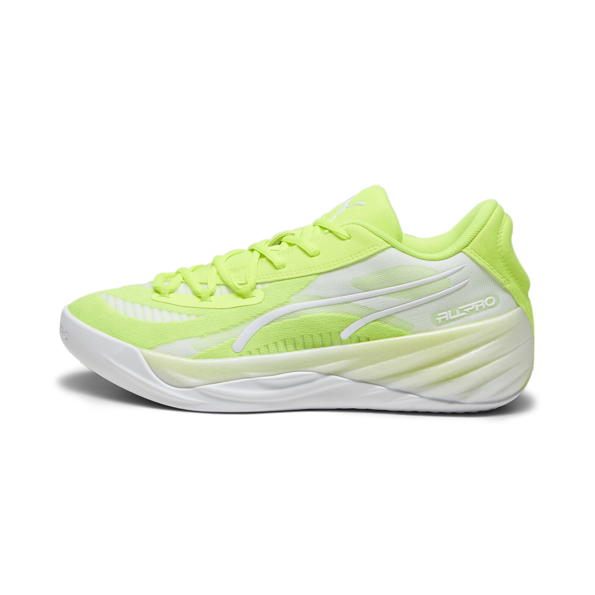 Zapatillas de baloncesto All-Pro NITRO PUMA Lime Squeeze White Yellow 5/7