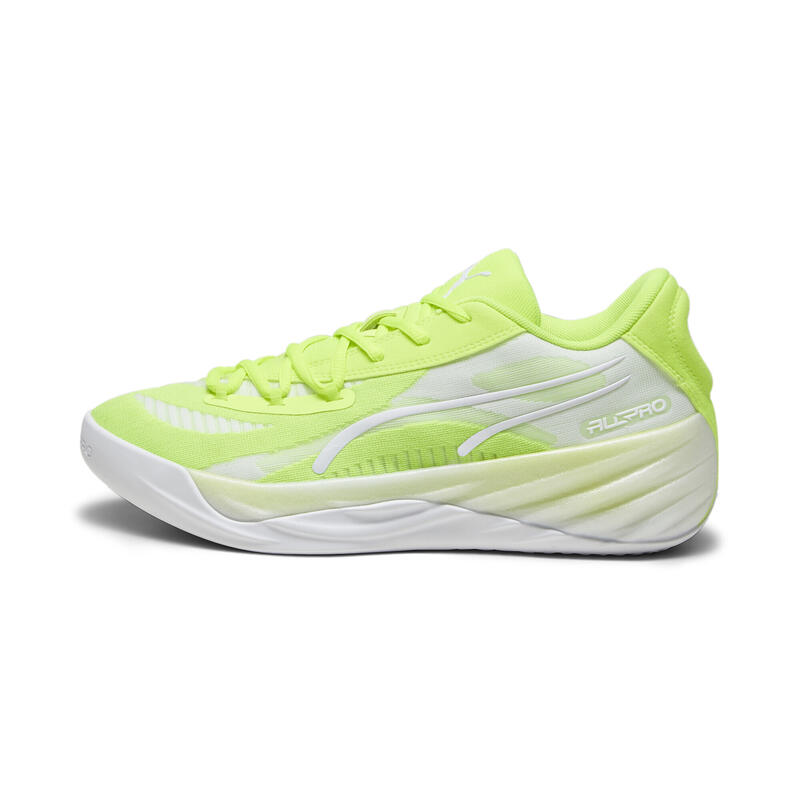 Zapatillas de baloncesto All-Pro NITRO PUMA Lime Squeeze White Yellow