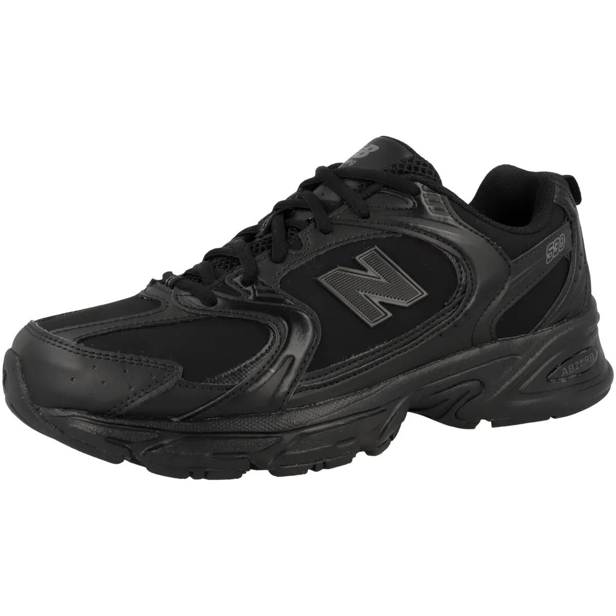 New Balance 530 Triple Black Leather 4/6