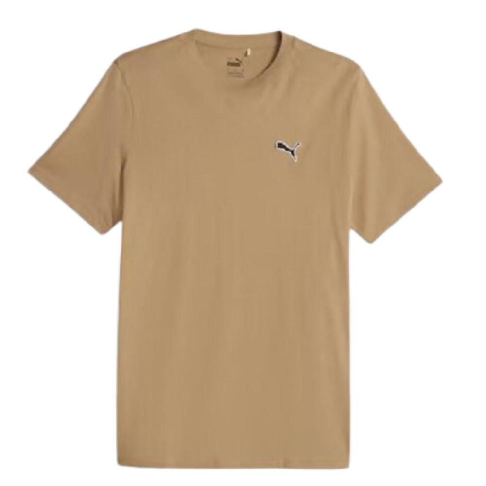 T-shirt em Algodão de Fitness Homem PUMA BETTER ESSENTIALS. Beige 3/3