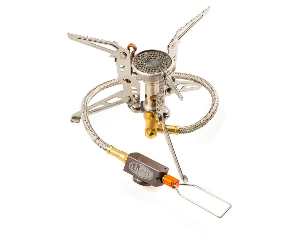 Réchaud GSI Pinnacle 4 Season inox ultra-léger 9820 BTU/h supports pliables 2/4