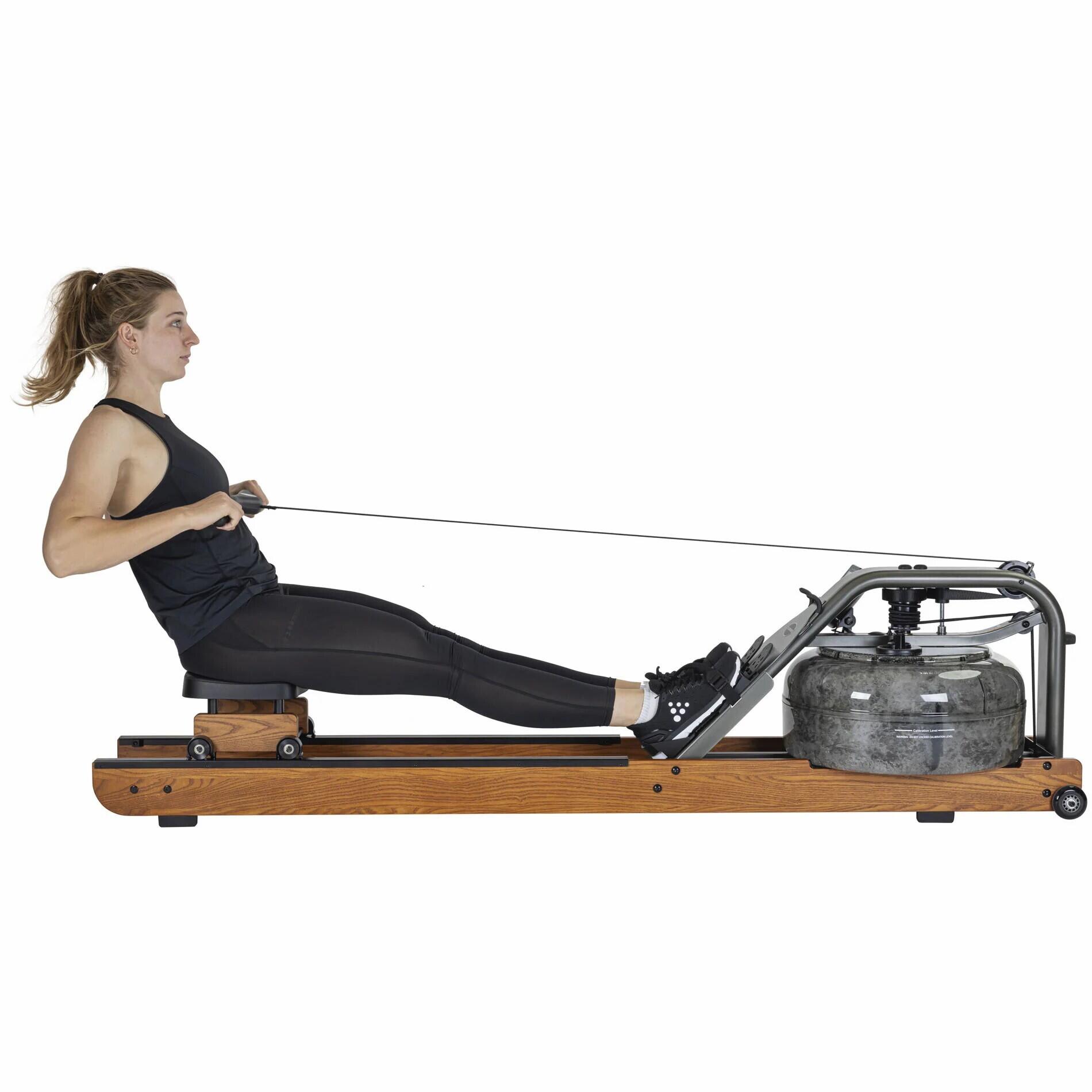 Fluid Rower Apollo PRO V Wasser Rudergerät Dual Rail 5/7