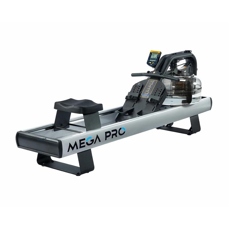 Mega Pro XL - Rudergeräte - 10 Widerstanden - Herzfrequenzfunktion - Fluid Rower