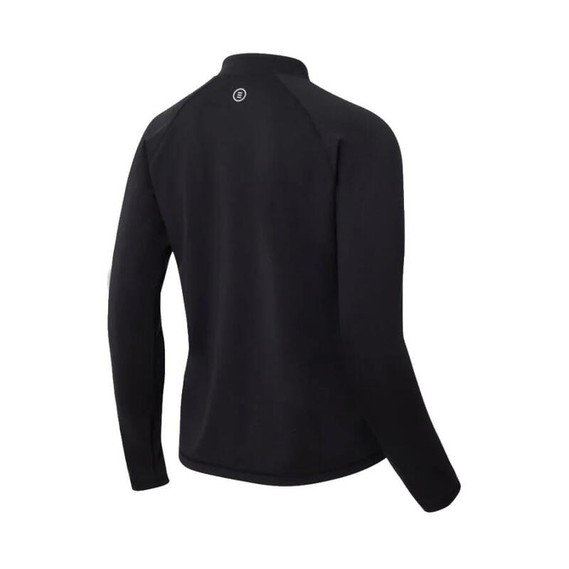 Essential Relax Women ZipUp Rashguard - BLACK