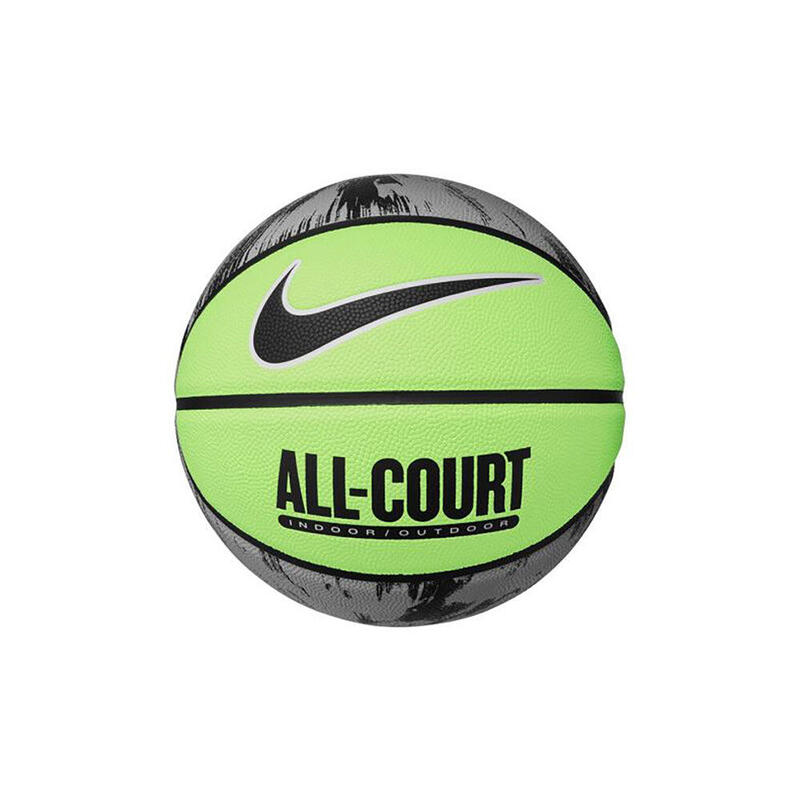 Everyday All Court 8P Graphic Deflated Men Basketball Size 7 - Grey x Lime