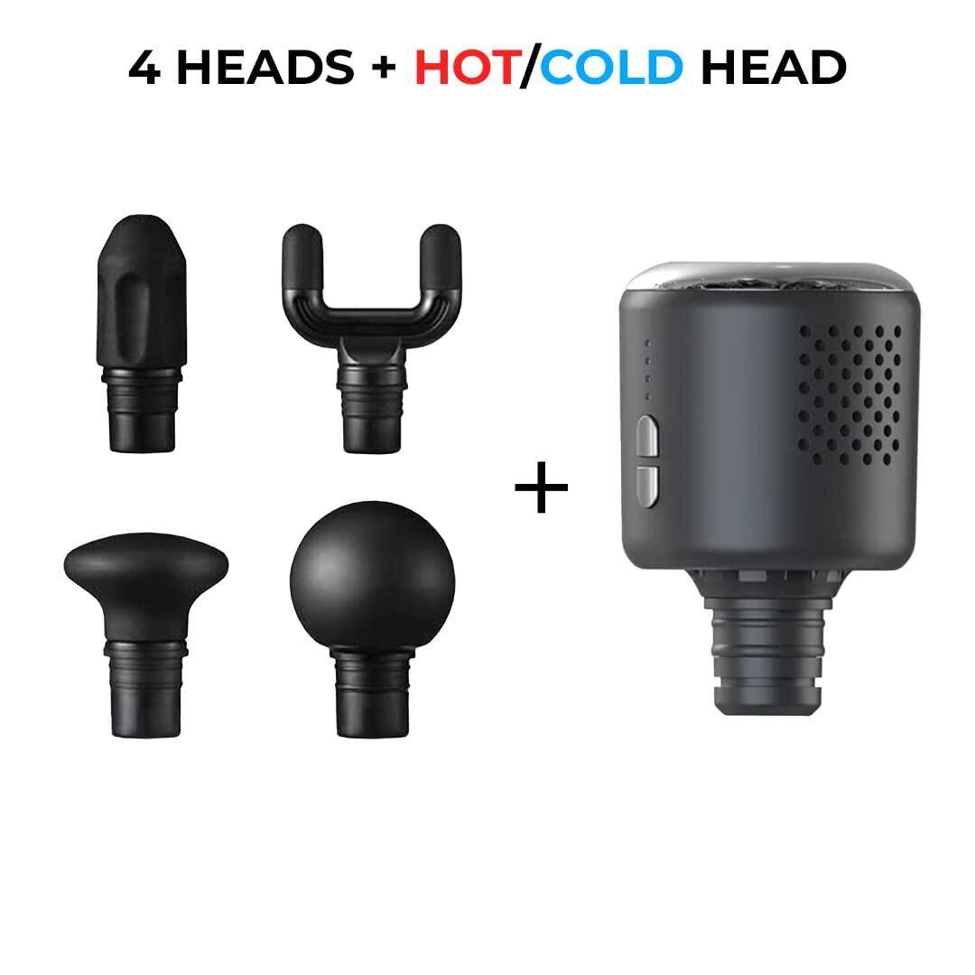 Flexnest Vibration Gun Massager Set with Hot and Cold Head -  2