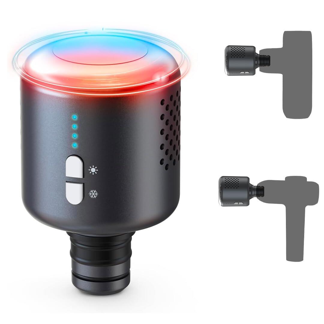 Flexnest Rechargeable Heated Massager Gun Head with Hot and Cold Mode