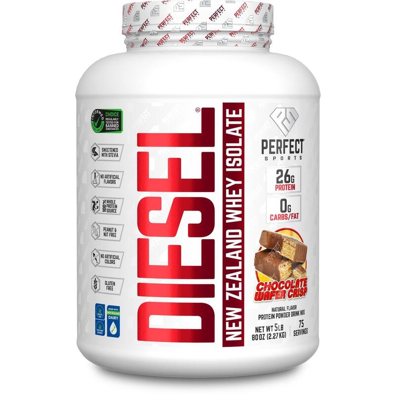 Diesel Whey Protein Isolate 5lbs - Chocolate Wafer Crisp