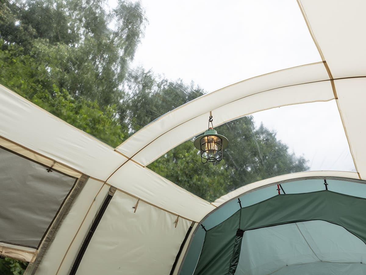 Tente de camping dôme Kalmar - 6 Personnes - 2 cabines - toit panoramique 5/9