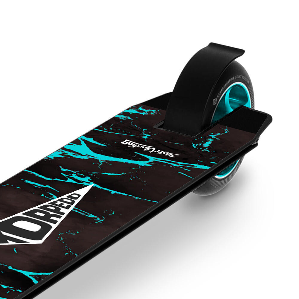 Monopattino freestyle Street Surfing TORPEDO Blue Crack 3/6