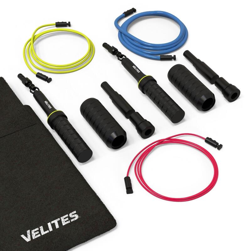 Pack Corde à Sauter Earth 2.0 Velites Noire + Lests + Câbles