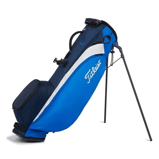 TB22SX5K-41 PLAYERS 4 CARBON GOLF STAND BAG - BLUE/NAVY