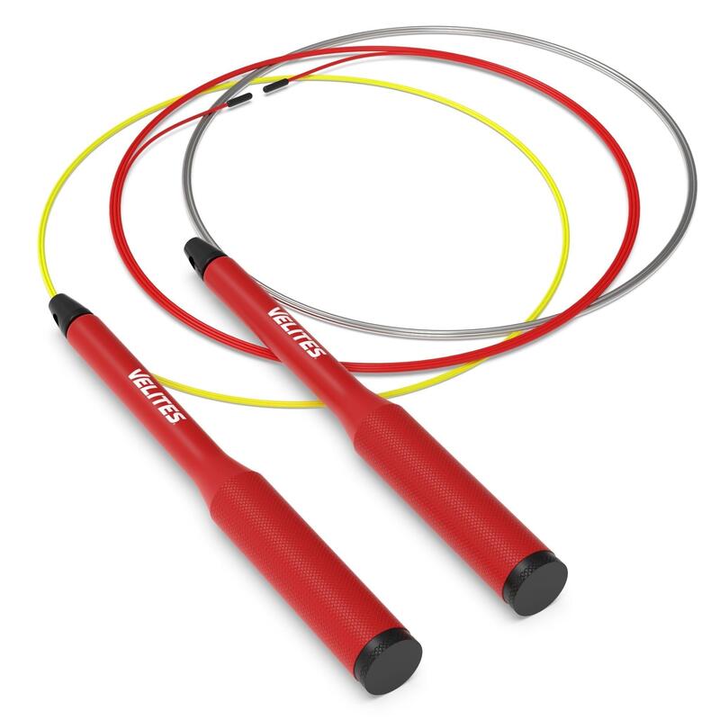 Pack Corde à Sauter Fire 2.0 Velites Rouge + Câbles