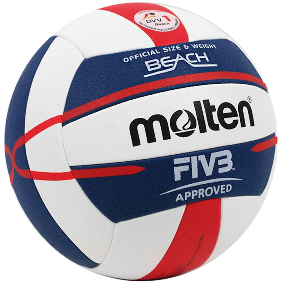 Beachvolleyball V5B5000 Beachvolleyball Unisex Blau-Weiß-Rot 4/5